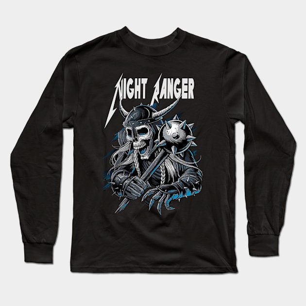 NIGHT RANGER MERCH VTG Long Sleeve T-Shirt by rdsgnnn